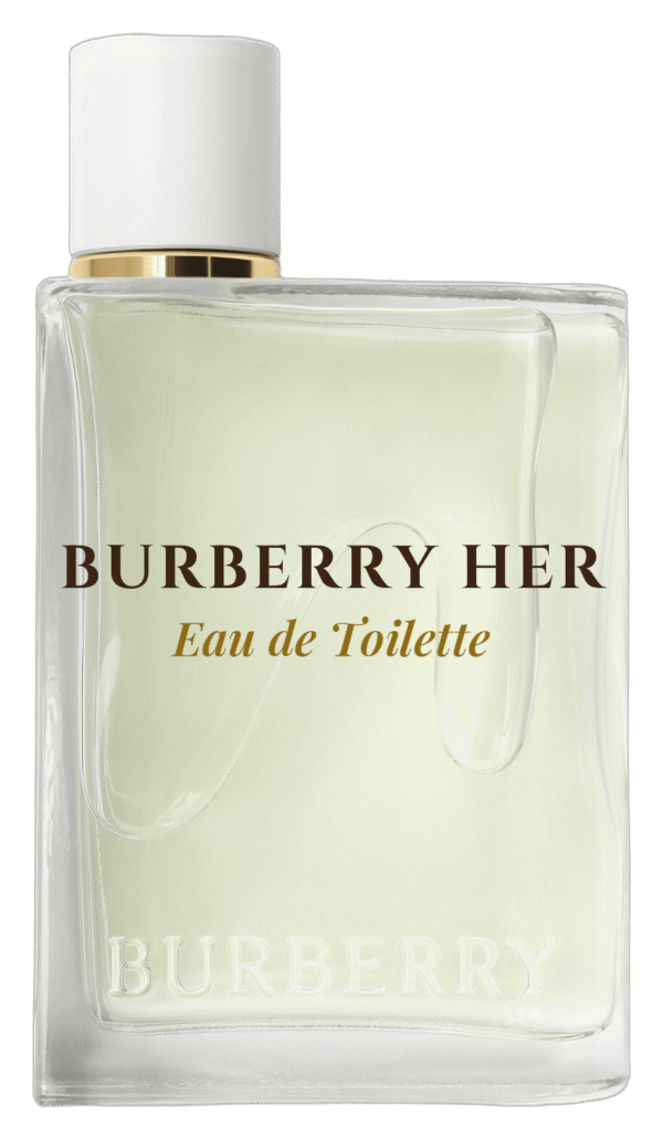 Burberry Her Eau de Toilette luxury perfume bottle with fresh green fragrance