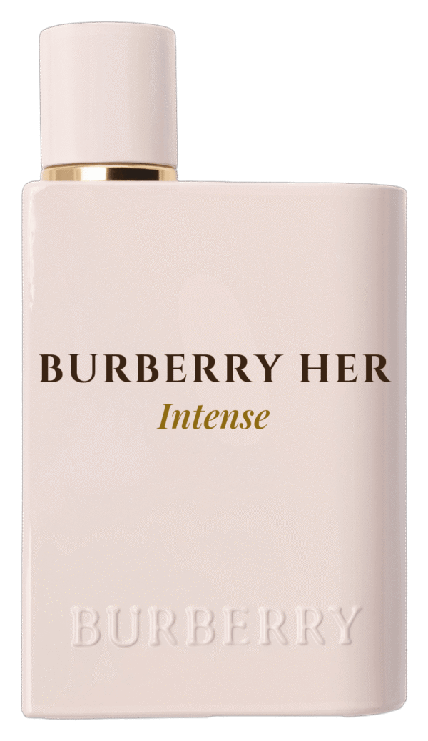 Burberry Her Intense luxury perfume bottle with rich red berry fragrance